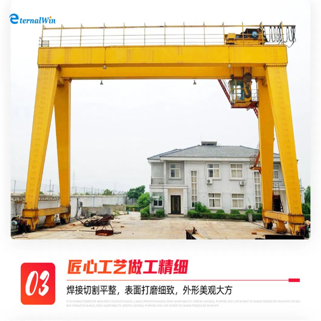 100ton Electric Heavy Duty General Construction Equipment Outdoor Warehouse Portable Container Quay Double Girder Gantry Crane for Discount Promotional Price