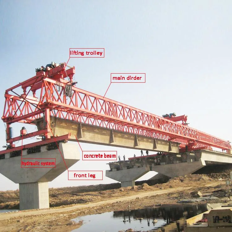High Quality 300t Bridge Bridge Launcher Hydraulic Bridge Girder Launcher