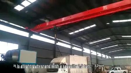 CE/SGS/ISO 3t 5t 10t 15t Remote Control Factory Workshop Eot Single Girder Beam Overhead Crane Price with Steel Wire Rope Hoist