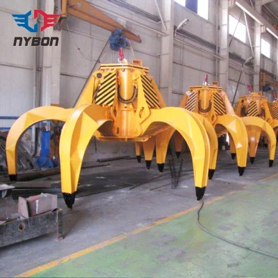 Electric Hydraulic Crane Grab Bucket for Waste Material
