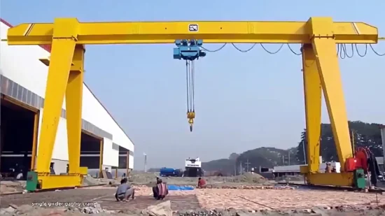 Rmg Type Mobile Container Lifting Gantry Crane